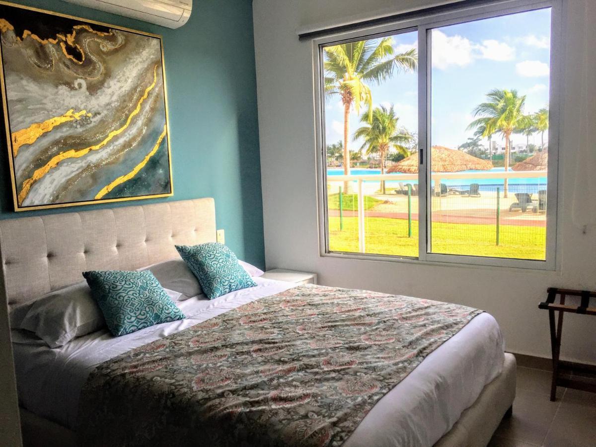 Escape Al Caribe Con Una Vista Impresionante En Pilarita'S Dream Lagoons Cancún Exteriör bild