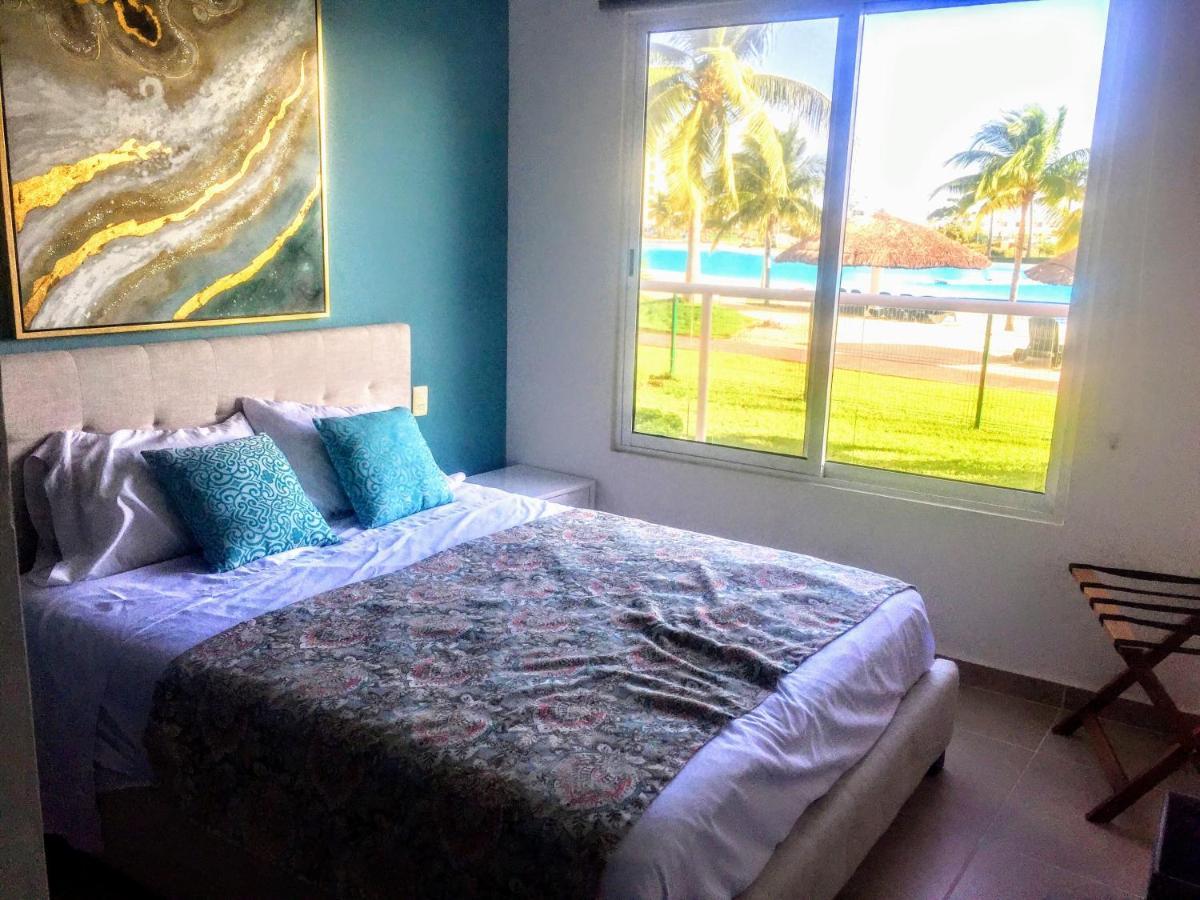 Escape Al Caribe Con Una Vista Impresionante En Pilarita'S Dream Lagoons Cancún Exteriör bild