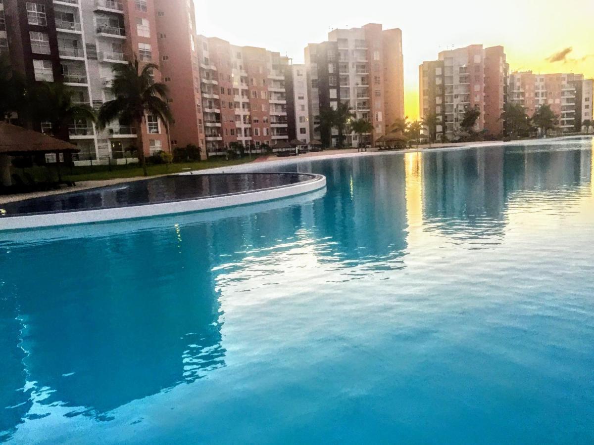 Escape Al Caribe Con Una Vista Impresionante En Pilarita'S Dream Lagoons Cancún Exteriör bild