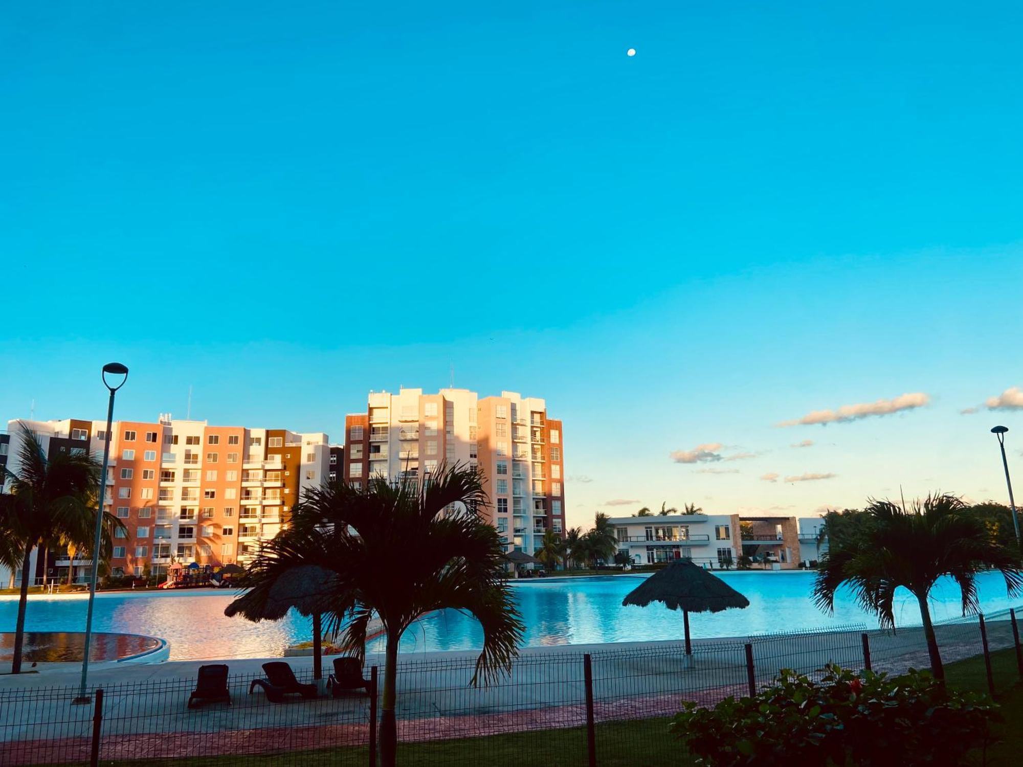 Escape Al Caribe Con Una Vista Impresionante En Pilarita'S Dream Lagoons Cancún Exteriör bild
