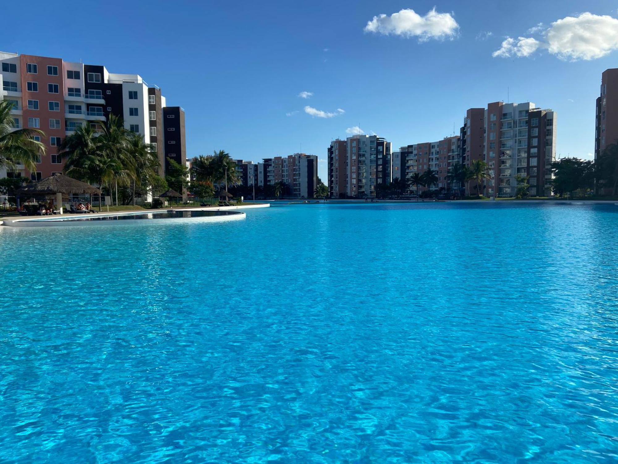 Escape Al Caribe Con Una Vista Impresionante En Pilarita'S Dream Lagoons Cancún Exteriör bild